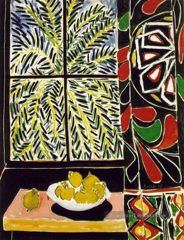 Intérieur avec un rideau égyptien abstrait fauvisme Henri Matisse Peintures à l'huile